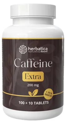Obrázek produktu pro Kofein 200 mg - 110 tablet - Herbatica
