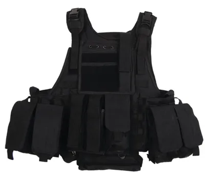 Produktbild von MFH 04583A - Molle Tactical Weste RANGER - schwarz