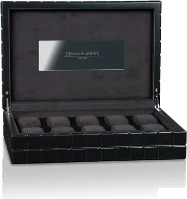 Produktbild von Heisse & Söhne - 70019-210.142.50 - Uhrenbox - für 10 Uhren - Dover 10 - Anthrazit Schwarz