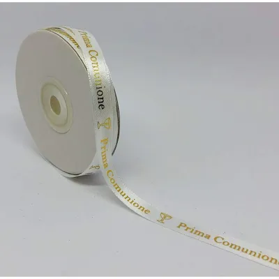 Produktbild von Publilancio srl Satinband, weiß, 10 mm x 25 m