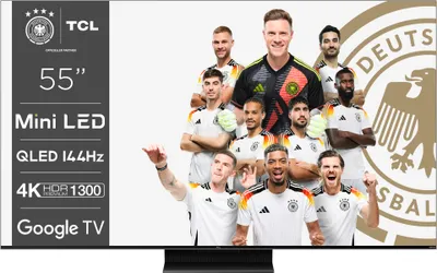 TCL MQLED80 55MQLED80, 139,7 cm (55"), 3840 x 2160 Pixel, LED, Smart-TV, WLAN, Schwarz