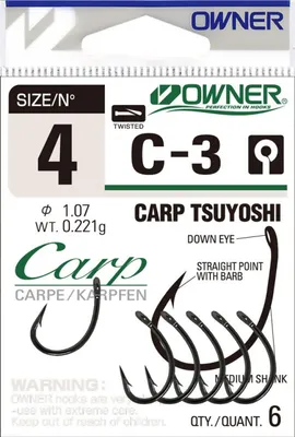 Zdjęcie produktu dla Właściciel Haczyki C-3 Carp 4 - 6 szt.