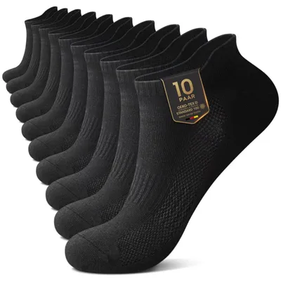 Productafbeelding van YouShow, 10 paar sneakersokken voor heren en dames, ademende, korte sokken