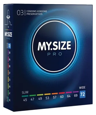 Produktbild von MY.SIZE PRO - Kondome 72 mm 3 Stück