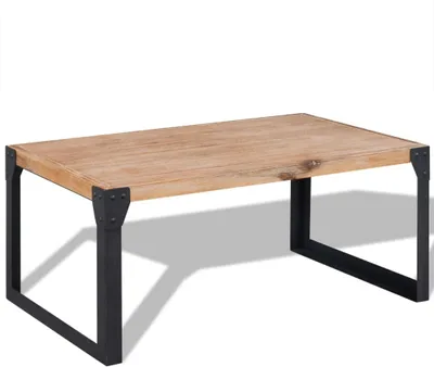Produktbild von Couchtisch Massivholz Akazie 100x60x45 cm
