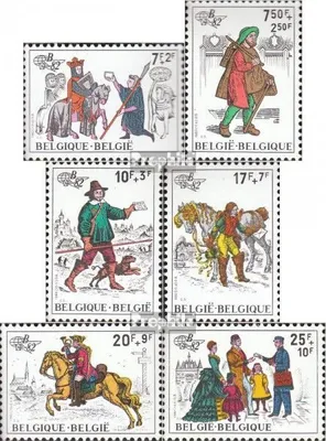 Produktbild von Briefmarken Belgien 1982 Mi 2123-2128 (kompl.Ausg.) postfrisch BELGICA 82 , Brüssel