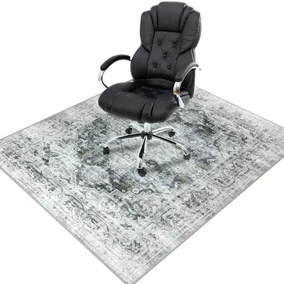 Produktbild von Omgoods – Bodenschutzmatte, 120 x 150 cm – Rutschfeste Unterlage für Bürostühle auf Hartböden