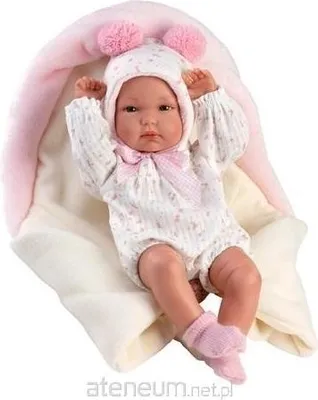 Produktbild von Bimba Vinyl Babypuppe mit Schlafsack 35cm