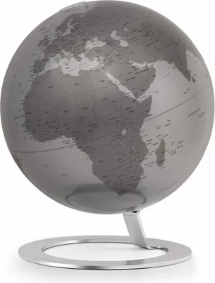 Produktbild von Leuchtender Erdglobus Iglobe Ø 25 cm - Silber (Französisch)