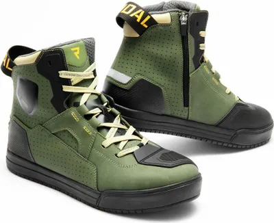 Image de Chaussures de moto Rebelhorn Vandal Ii Vert UE 42 Hommes Vert UE 42