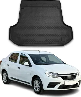 Image de Tapis de coffre pour Dacia Logan MCV 2012-2020 Caoutchouc TPE Noir