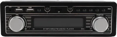Obrázek produktu pro Sada autorádia Single Din multimediální digitální FM rádio v palubní desce MP3 přehrávač USB 12V univerzální