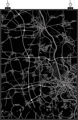 Produktbild von Mr. & Mrs. Panda Bild Frankenthal DIN A5 - Geschenk, drucke, Plakat, wanddeko, Stadt, Wandbild, Wanddekoration, Dorf Karte Landkarte Map Stadtplan