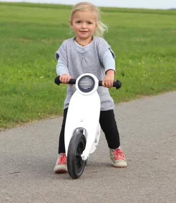 Produktbild von JAMARA Laufrad mit 2 Räder loopfiets |12 Zoll Junior Weiß aus Birkenholz mit Flüsterreifen