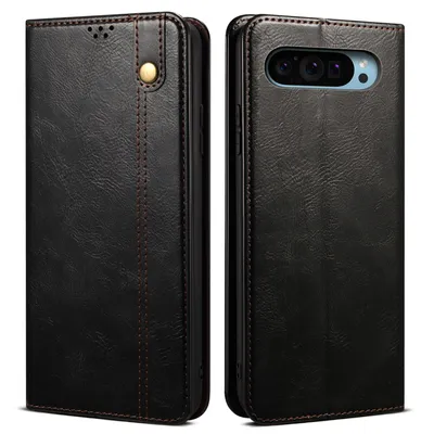Obrázek produktu pro Pouzdro pro Google Pixel 10 /Pixel 10 Pro kožené flip pouzdro peněženka s funkcí stojánku černé
