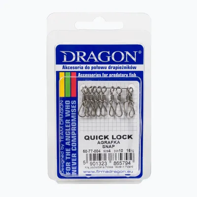 Obrázok produktu pre Dragon Quick Lock  safety pins 10 ks strieborná PDF-50-77-004