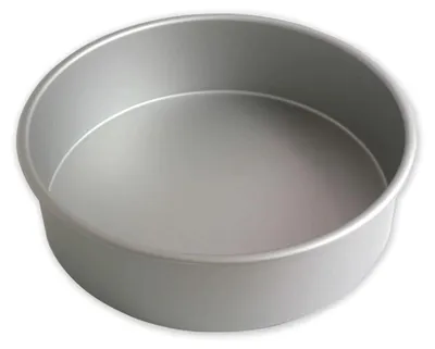 Produktbild von PME Round Cake Pan, Kuchenform, Rund, Flache Oberfläche, Grau, Aluminium, 229 mm