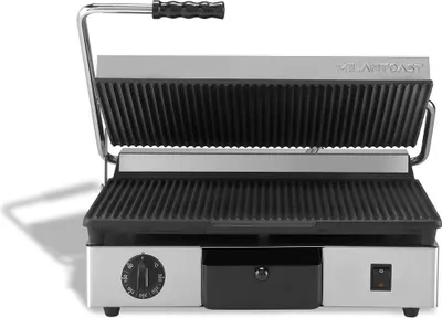 Immagine prodotto di MILANTOAST-Grande piastra in ghisa nervata 220-240 V 50/60 Hz 2,7 kW