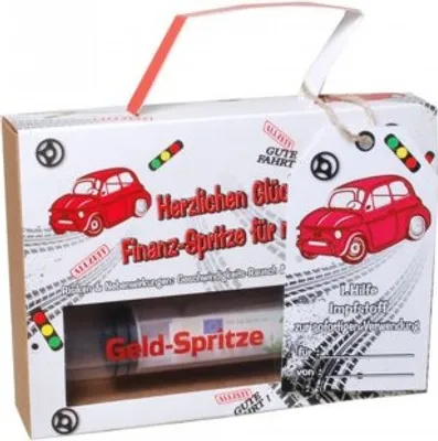 Produktbild von Finanzspritze Deko Spritze befÜllbar zum FÜhrerschein