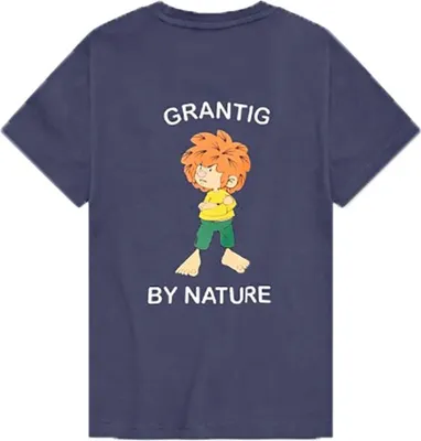 Produktbild von BAVARIAN CAPS Kids T-Shirt Grantig By Nature V2 graublau 12-14