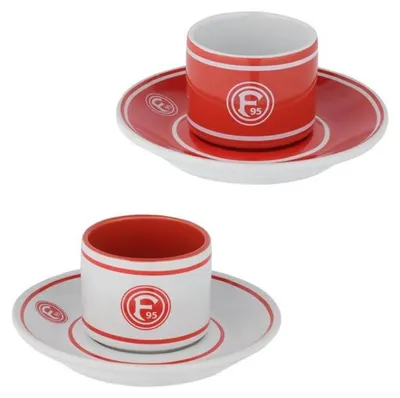 Produktbild von Fortuna Düsseldorf Espresso 2er-Set "Logo"