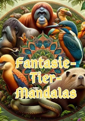 Produktbild von Fantasie-Tier-Mandalas: Kreative Kreaturen malen