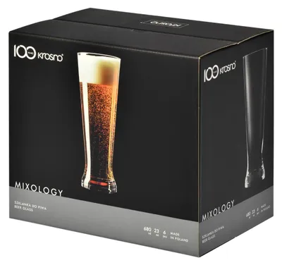 Produktbild von KROSNO Mixology Biergläser und Pokale Klar, 6er-Set, 500 ml