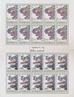 Produktbild von Briefmarken Tschechien 1998 Mi 182Klb-183Klb Kleinbogen (kompl.Ausg.) postfrisch Feste