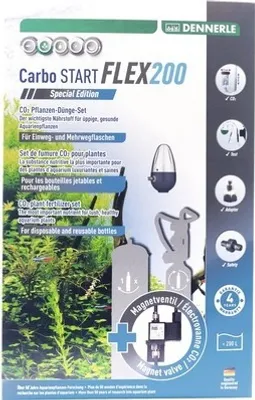 Zdjęcie produktu dla Dennerle Carbo START Flex200 Spec. Edition - zestaw nawozów CO2 do akwariów o pojemności do 200 litrów