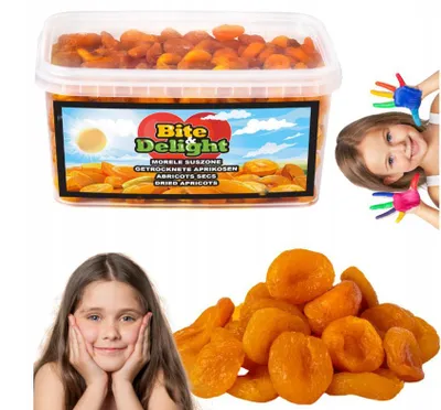 Produktbild von Bite&Delight Getrocknete Aprikosen ohne Kern 5000ml / 4,4 kg – ganze Früchte ohne Zuckerzusatz, glutenfrei, ballaststoffreich, vegan, gesunder Snack