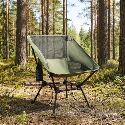Produktbild von SONGMICS Campingstühle Set, höhenverstellbar, 2 Outdoor Klappstühle mit Stahlrahmen, Tragkraft 150 kg, mit 2 Taschen, für Reisen und Camping, braun