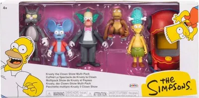 Image de Lot de 6 figurines de collection Les Simpson 7 cm