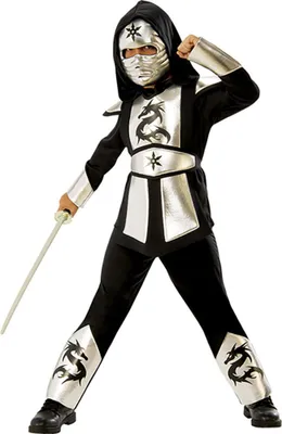 Produktbild von Karnevalskostüm - Ninja (Silber)