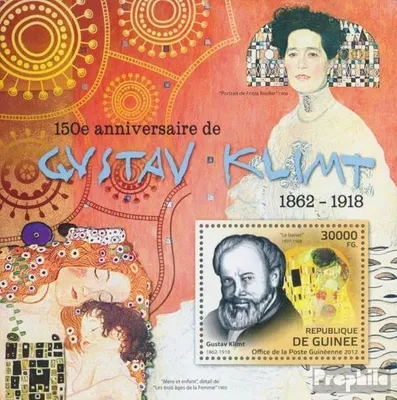 Produktbild von Briefmarken Guinea 2012 Mi Block 2092 (kompl. Ausgabe) postfrisch Gustav Klimt (1862-1918)