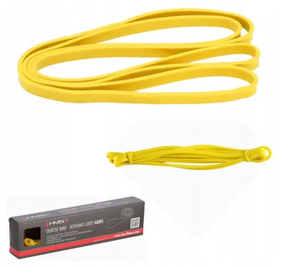 Produktbild von HMS GU05 Widerstandsband Fitnessband für Training und Rehabilitation 1-10 kg Gelb