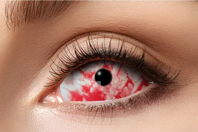 Produktbild von Zombie Blood - Sclera Halloween Kontaktlinsen