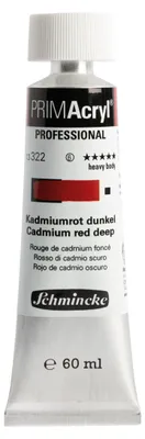 Schmincke 60ml PRIMAcryl Kadmiumrot dunkel Acryl 13 322 011