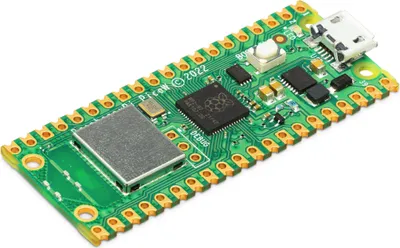 Produktbild von Raspberry Pi Pico W, RP2040 + WLAN Mikrocontroller Board
