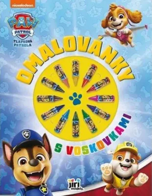 Obrázek produktu pro Omalovánky s voskovkami Tlapková patrola