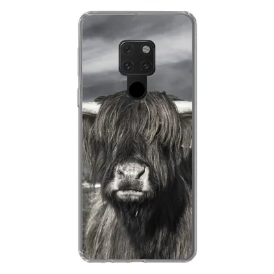 Produktbild von MuchoWow® Handyhülle Schutzhülle Hülle für Huawei P40 Lite Schottischer Highlander - Tiere - Hörner Silikon Softcase Handy Hülle - Handy
