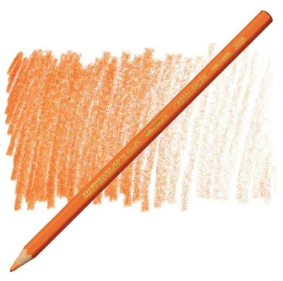 Obrázok produktu pre Akvarelová pastelka „Supracolor“, červenooranžová, šesťhranná, CARAN D'ACHE 3888.040