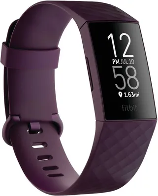Produktbild von Fitbit Charge 4, Aktivitäts-Trackerarmband, 3,96 cm (1.56"), GPS, Nahfeldkommunikation (NFC), Wasserfest, Violett