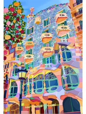 Image de Pieces & Peace Puzzle Barcelona - 1000 Teile Puzzle Spiel