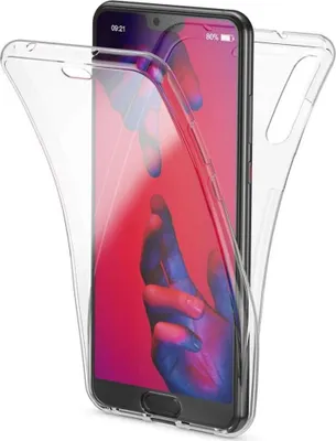 Produktbild von Huawei P20 Pro Full Cover Silikon 6,1" TPU 360° Transparent Schutzhülle