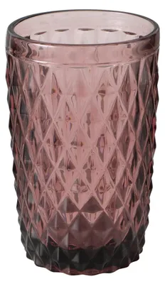 Produktbild von Trinkglas aus rosa Glas, AURORA, 300 ml
