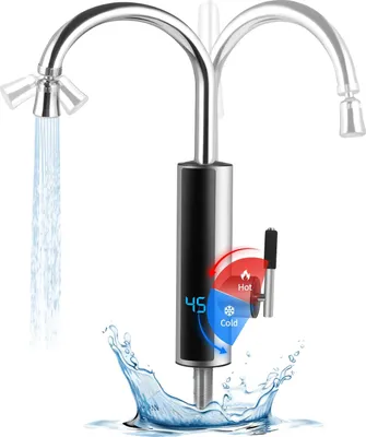 Immagine prodotto di Scaldacqua istantaneo, riscaldamento rapido, design intuitivo, argento