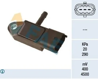 Produktbild von FAE 15184 Ladedrucksensor für FORD Transit Mk6 Kasten (V347, V348, FA) Saugrohr