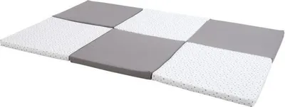 Produktbild von Spielmatte, CANDIDE, XL, 5-in-1 Evolutiv, Grau / Sterne