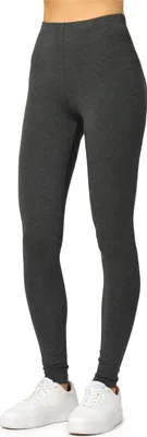 Produktbild von Merry Style Damen Lange Leggings aus Viskose MS10-143 (Dunkelmelange, XS)