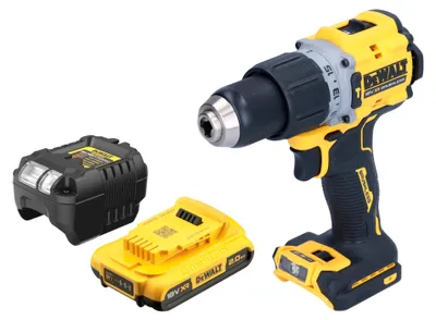 Productafbeelding van DeWalt DCD 805 D1 accu klopboormachine 18 V 90 Nm borstelloos + 1x oplaadbare accu 2.0 Ah + lader